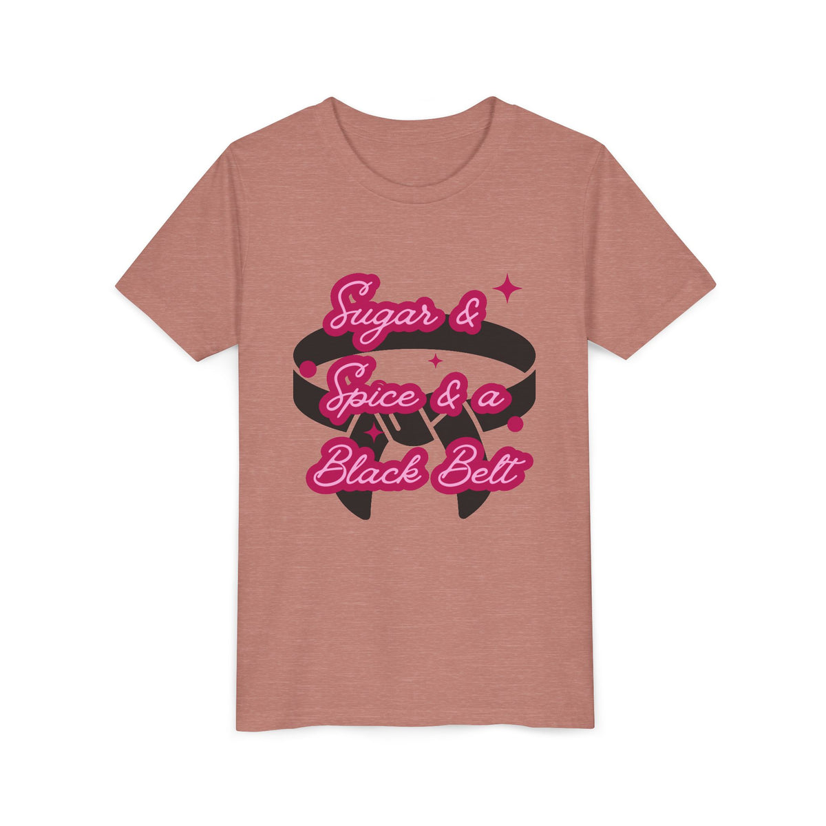 Sugar and Spice and a Black Belt -  Bold Retro Graphic