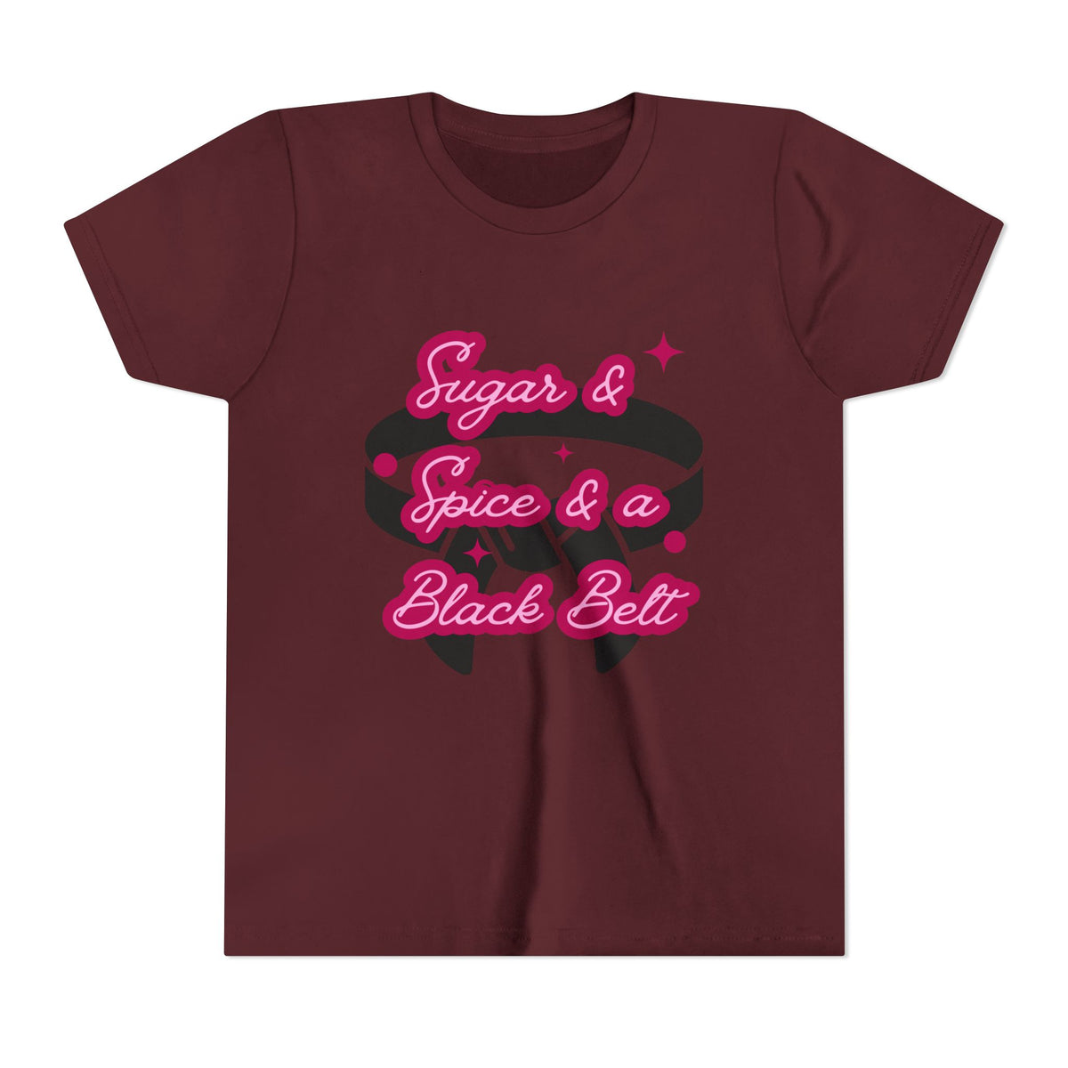 Sugar and Spice and a Black Belt -  Bold Retro Graphic