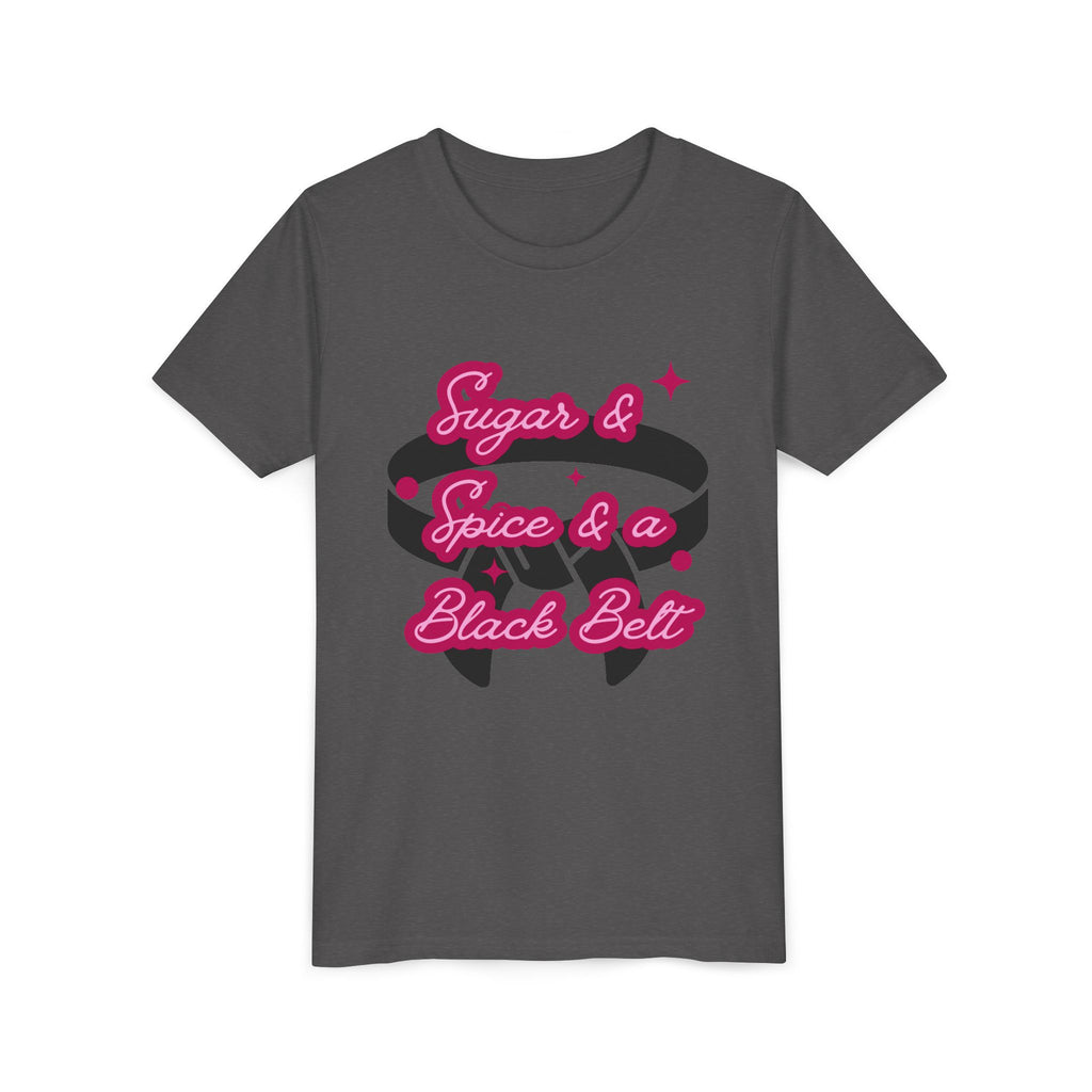 Sugar and Spice and a Black Belt -  Bold Retro Graphic