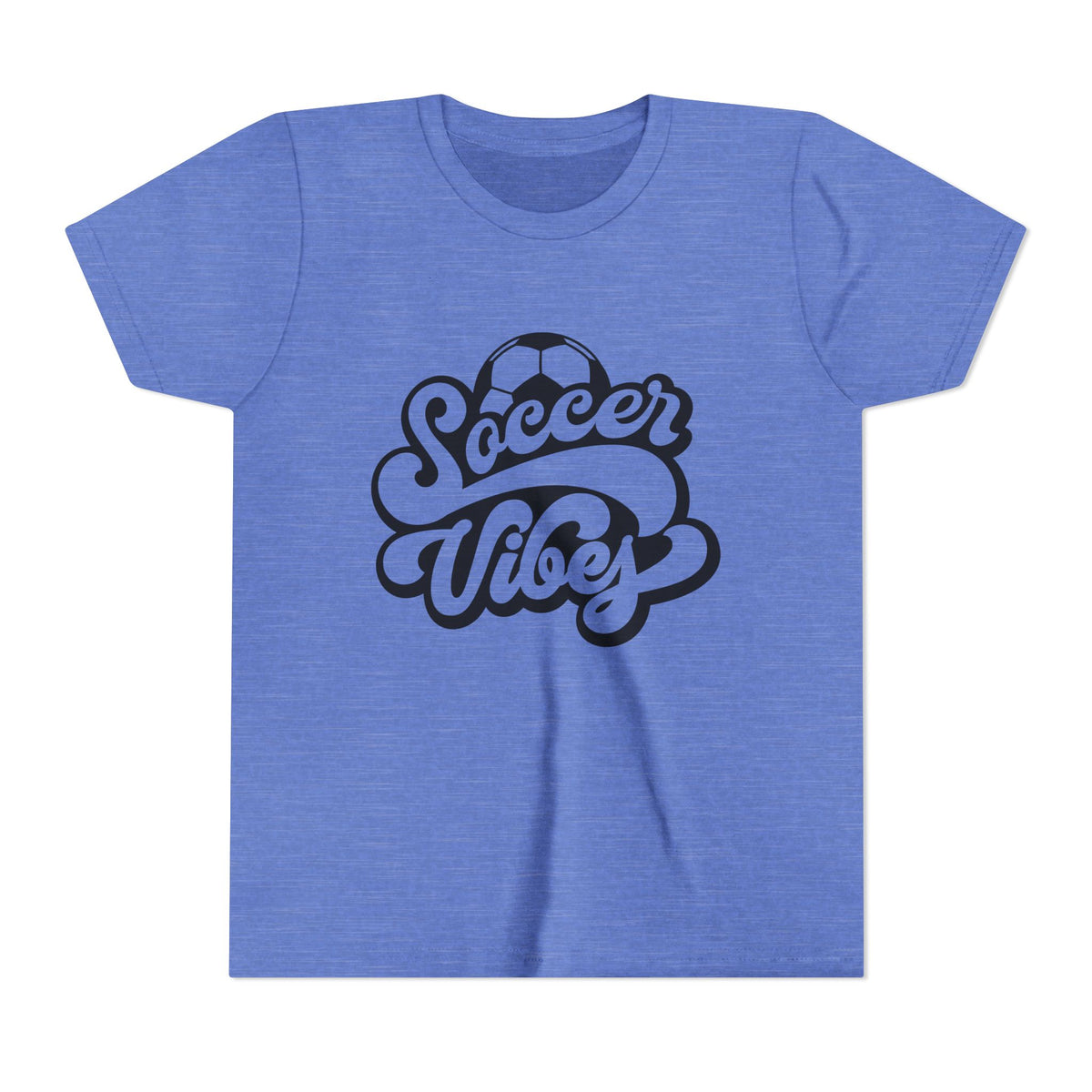 Soccer Vibes Youth Tee - Cute Kids' Sports T-Shirt