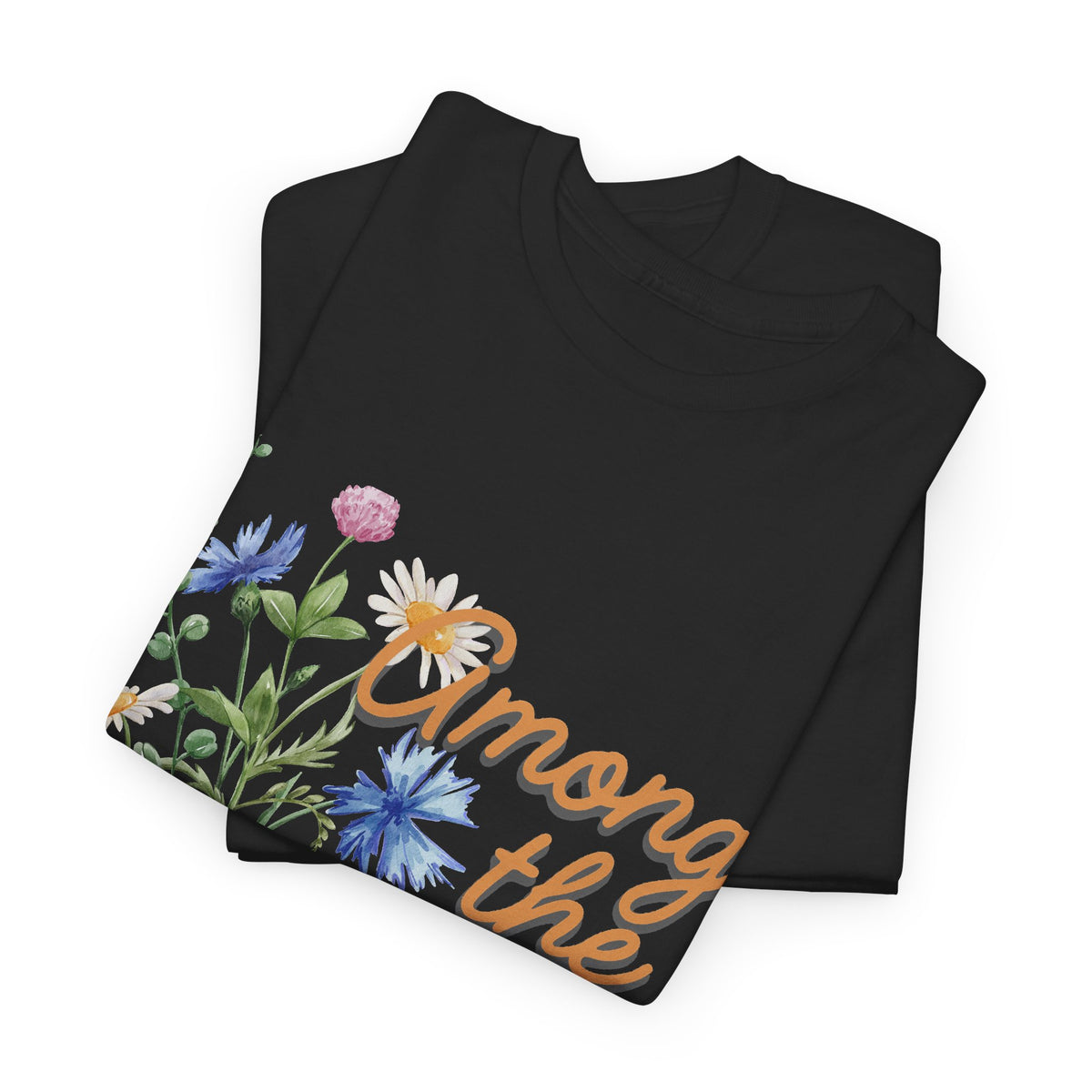 Among the Wild Flowers Tee — Floral Graphic T-Shirt