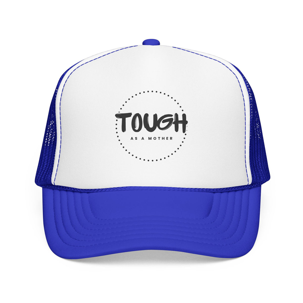 Tough As A Mother Trucker Hat — Retro Foam Mesh Cap for Moms