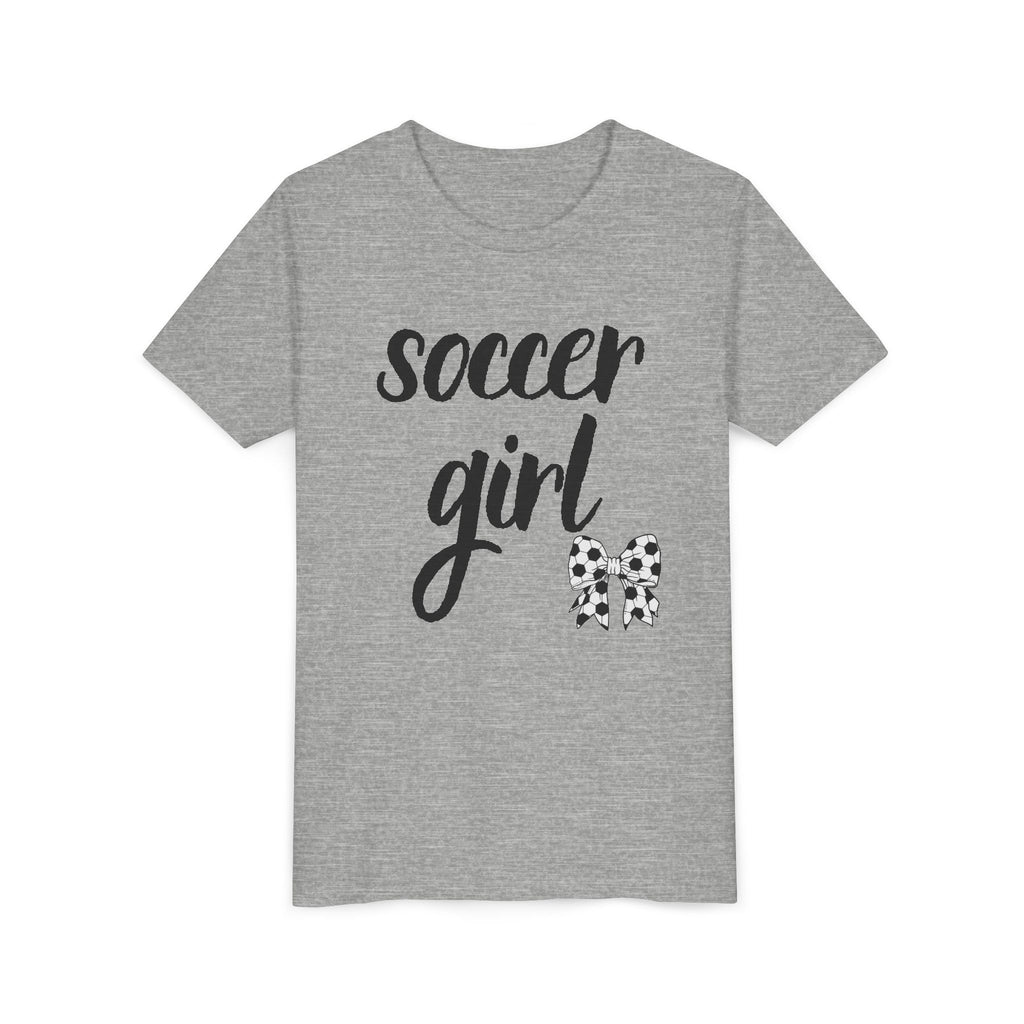 Soccer Girl Youth Tee - Cute Kids' Sports T-Shirt