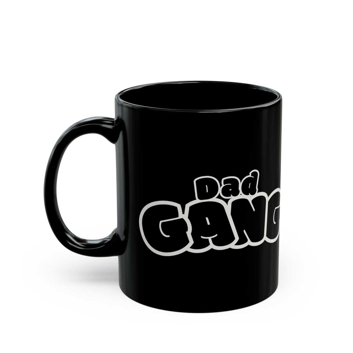 Dad Gang Black Coffee Mug — Funny Father’s Day Gift (11oz & 15oz)