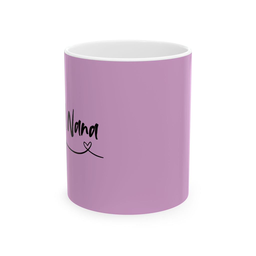 Blessed Nana Mug — Pink Personalized Nana Coffee Cup