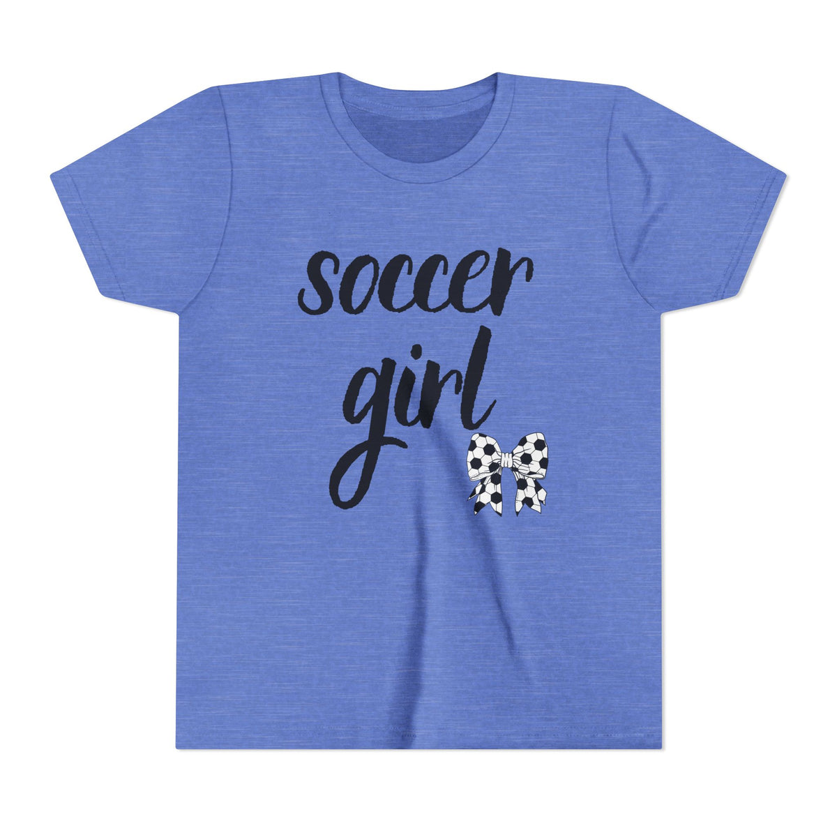 Soccer Girl Youth Tee - Cute Kids' Sports T-Shirt