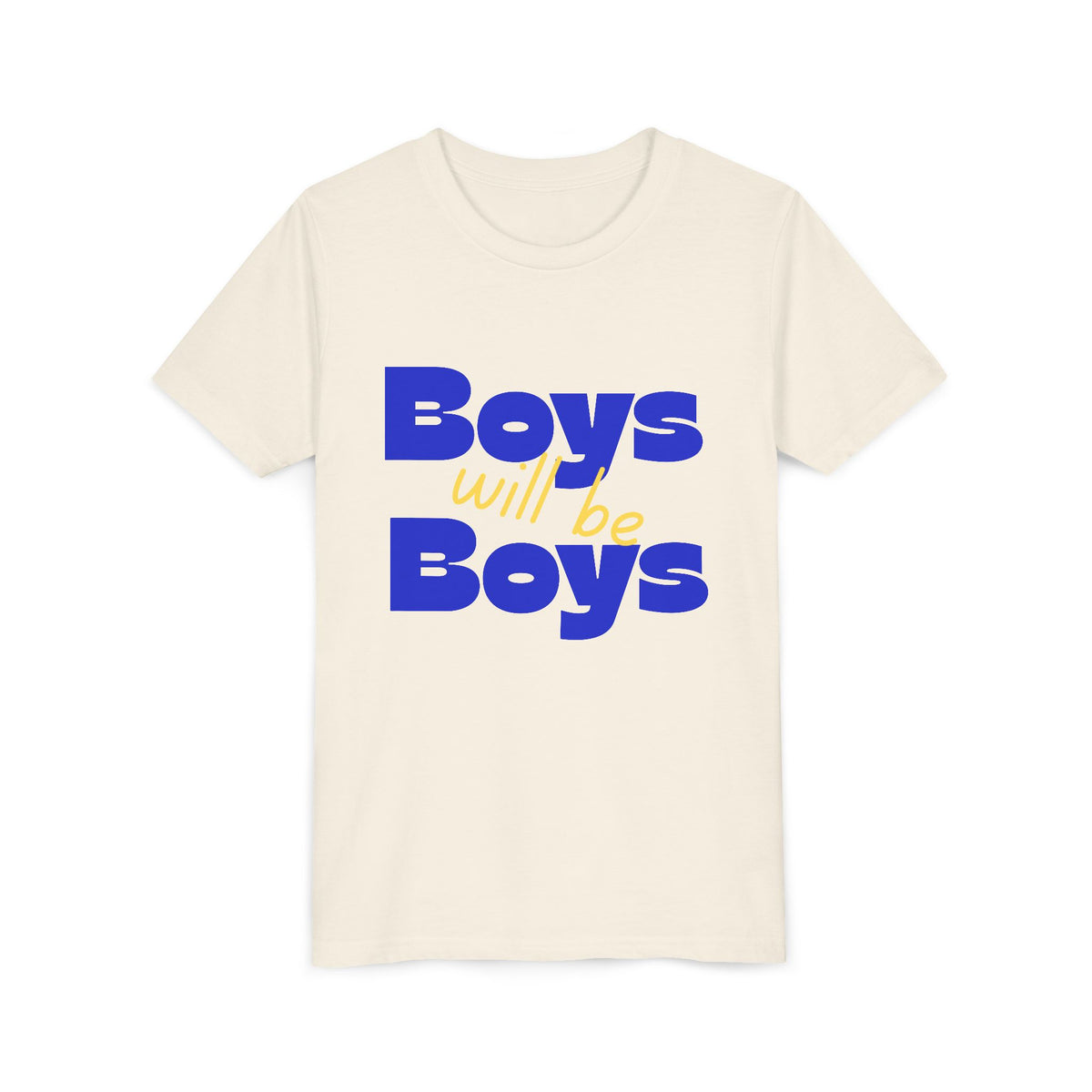 Youth Tee — "Boys Will Be Boys" Bold Retro Graphic