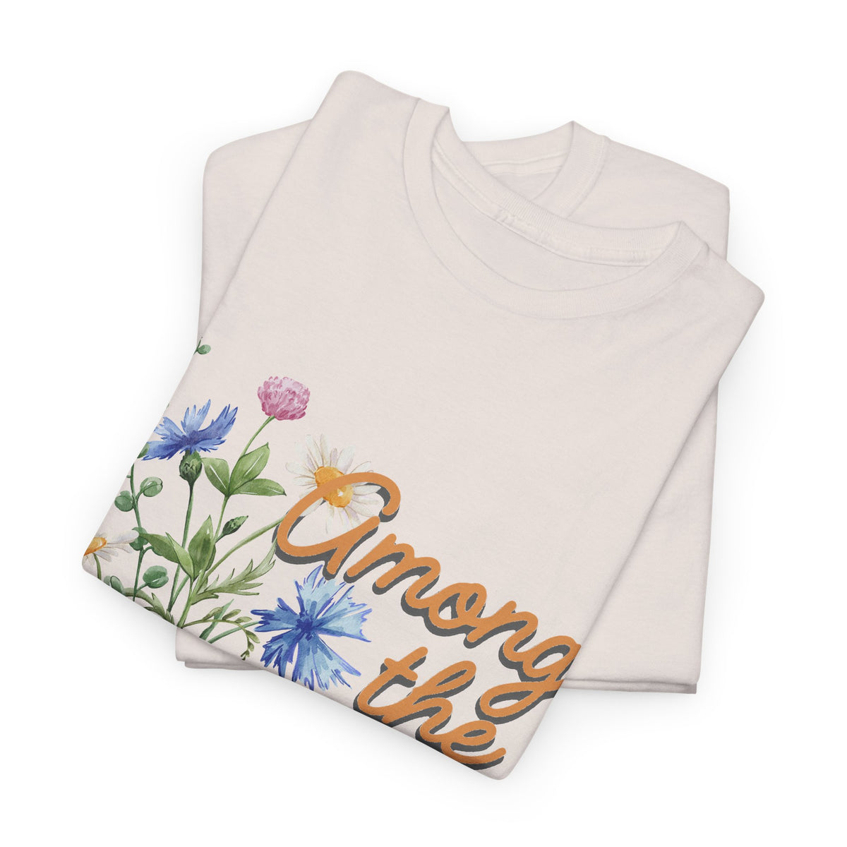 Among the Wild Flowers Tee — Floral Graphic T-Shirt