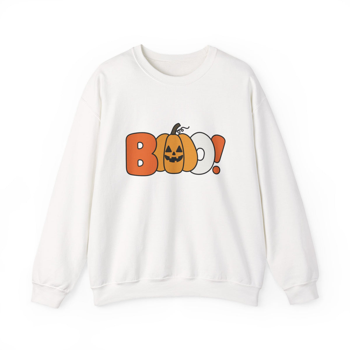Halloween 'Boo!' Pumpkin Crewneck Sweatshirt