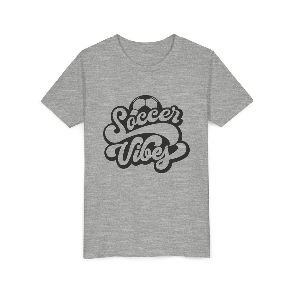 Soccer Vibes Youth Tee - Cute Kids' Sports T-Shirt