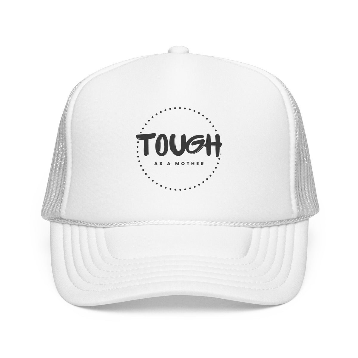 Tough As A Mother Trucker Hat — Retro Foam Mesh Cap for Moms