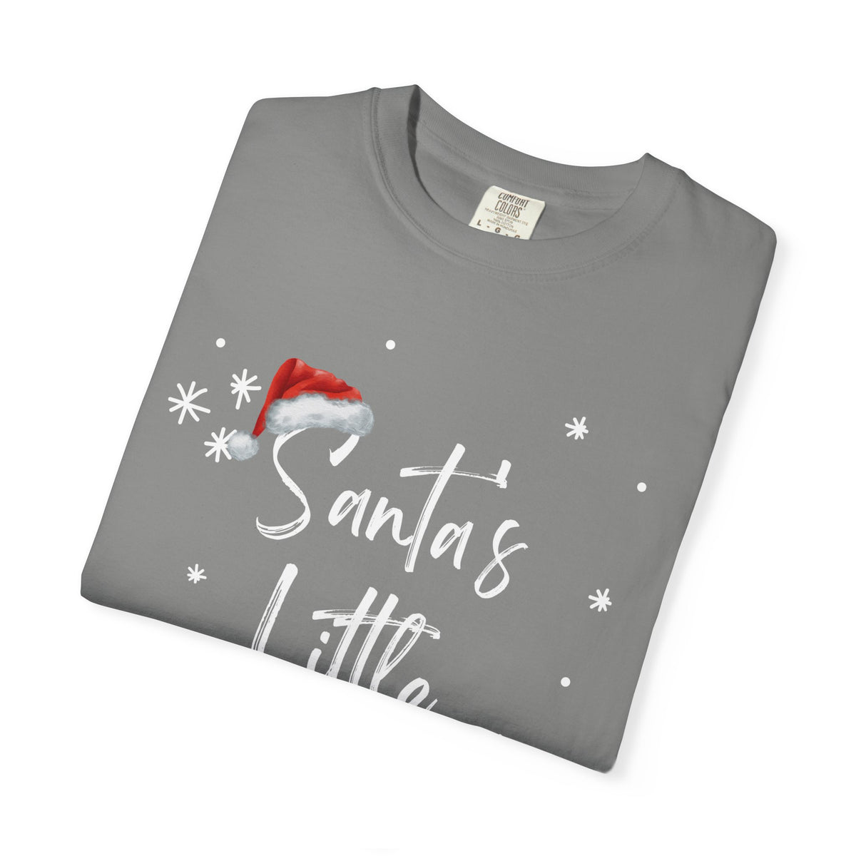 Santa's Little Helper T-Shirt — Women's Christmas Holiday Tee