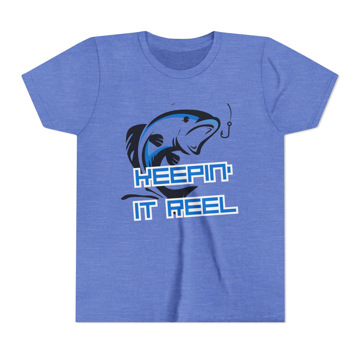 Youth Fishing Tee - "Keepin' It Reel" Graphic Shirt