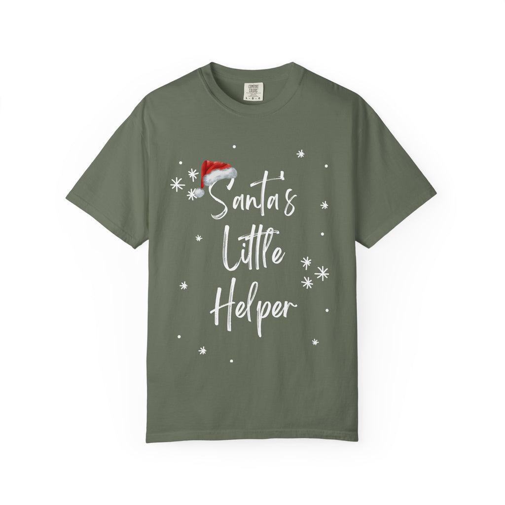 Santa's Little Helper T-Shirt — Women's Christmas Holiday Tee