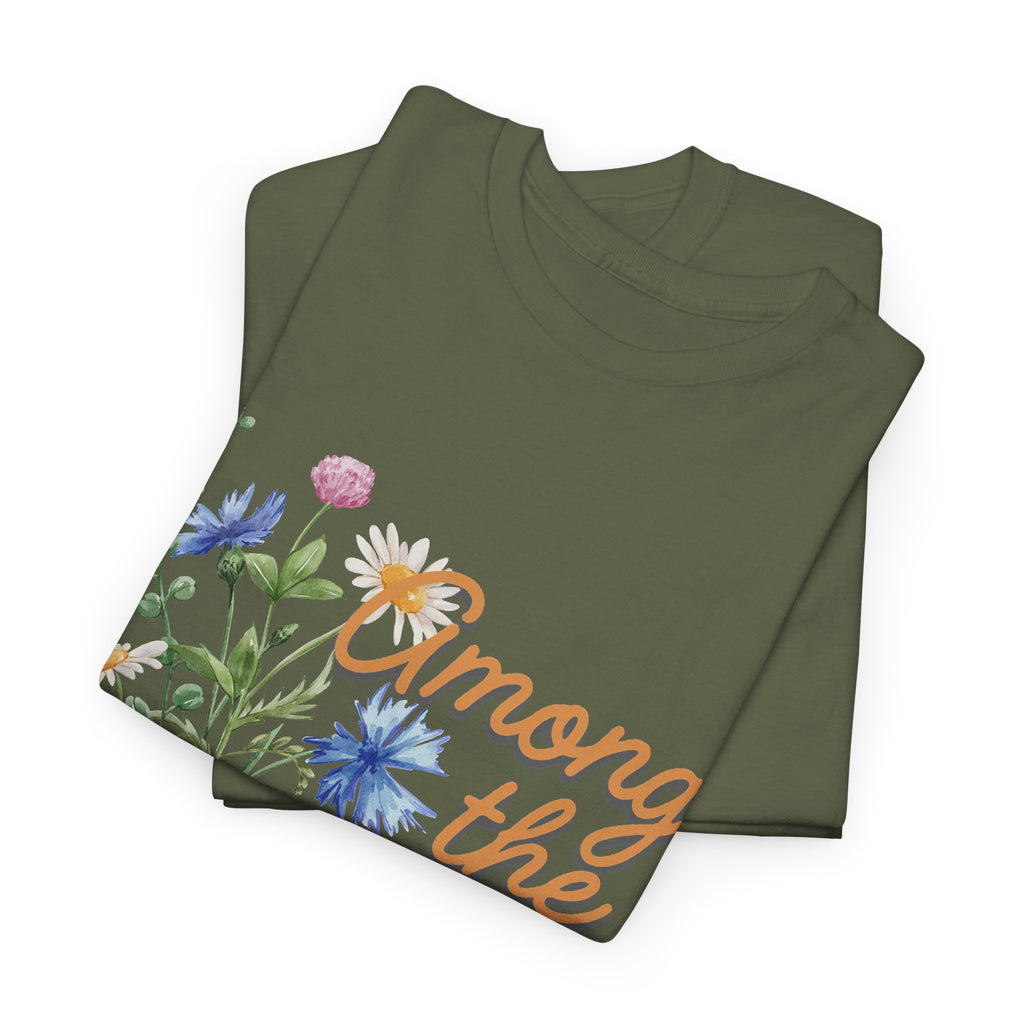 Among the Wild Flowers Tee — Floral Graphic T-Shirt