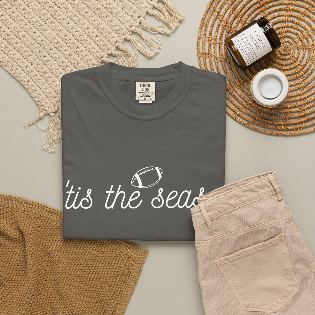Women's T-Shirt — 'tis the season' Football Tee