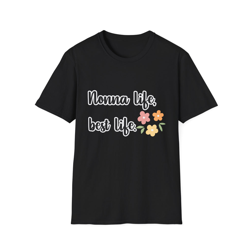 Nonna Life Best Life T‑Shirt — Cute Floral Grandma Gift