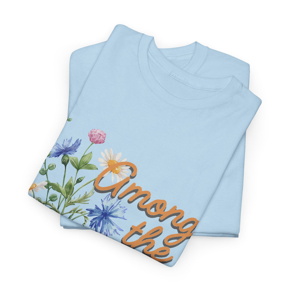 Among the Wild Flowers Tee — Floral Graphic T-Shirt