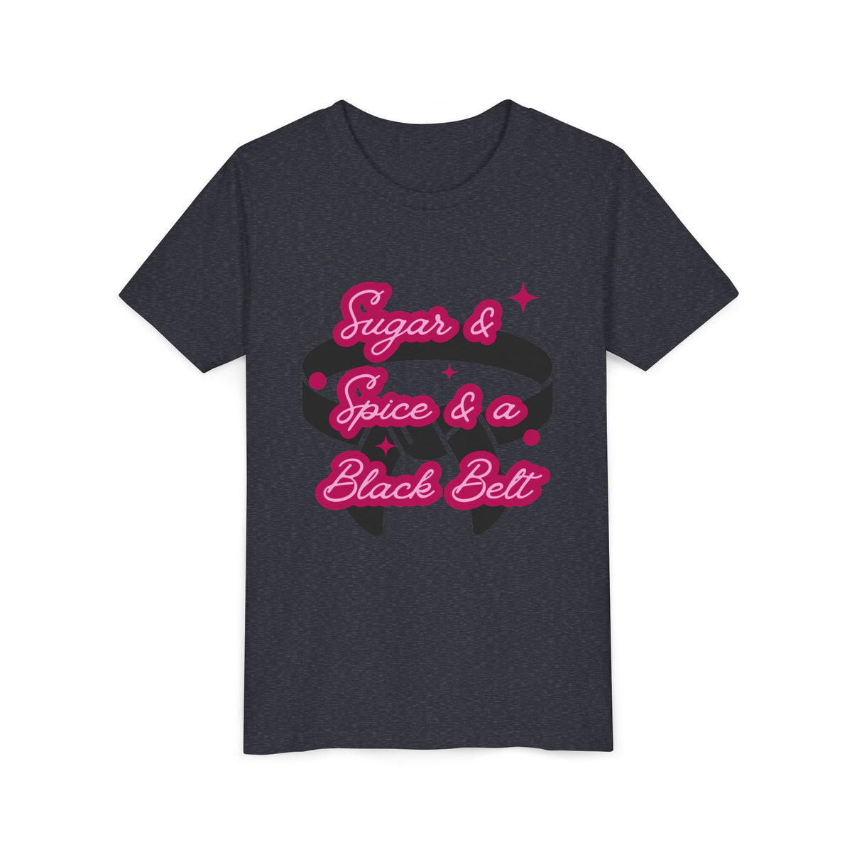 Sugar and Spice and a Black Belt -  Bold Retro Graphic