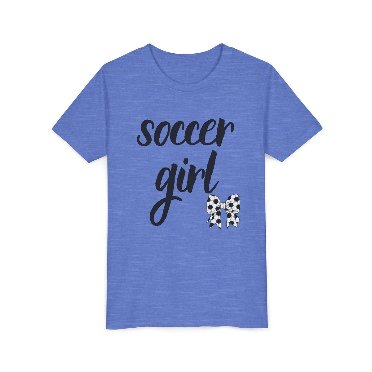 Soccer Girl Youth Tee - Cute Kids' Sports T-Shirt