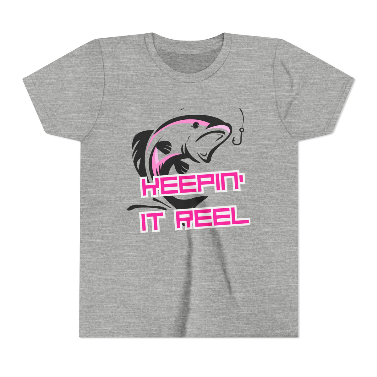 Youth Fishing Tee - "Keepin' It Reel" Graphic Shirt