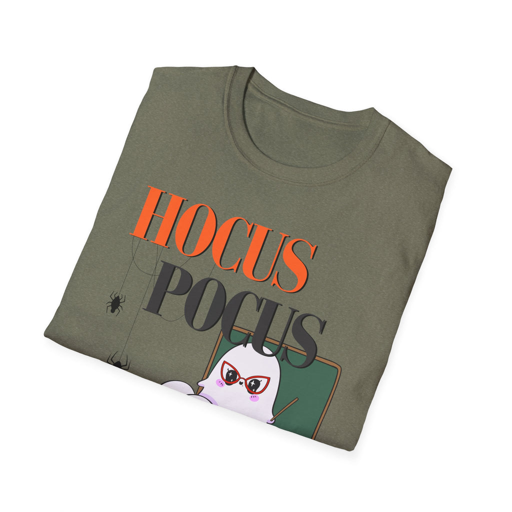 Hocus Pocus Please Focus Teacher Halloween T-Shirt