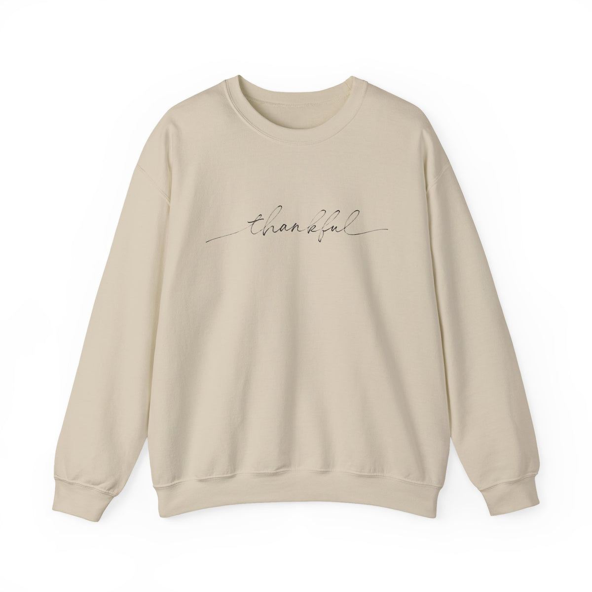 Thankful Script Crewneck Sweatshirt
