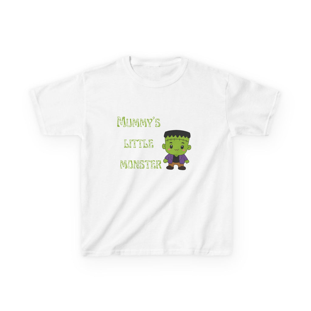 Kids Tee — "Mummy's Little Monster" Halloween T‑Shirt (Cute Frankenstein)