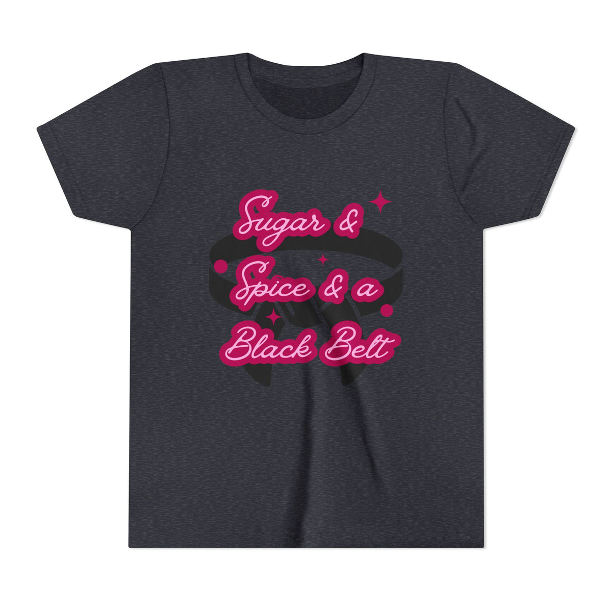 Sugar and Spice and a Black Belt -  Bold Retro Graphic