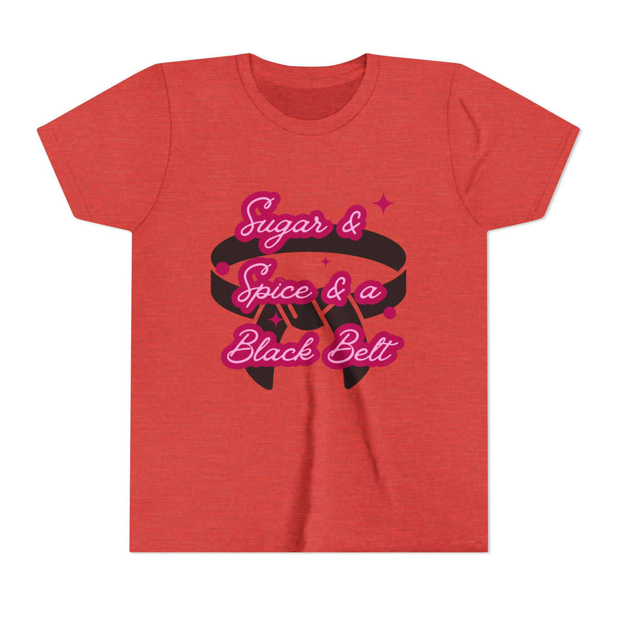 Sugar and Spice and a Black Belt -  Bold Retro Graphic