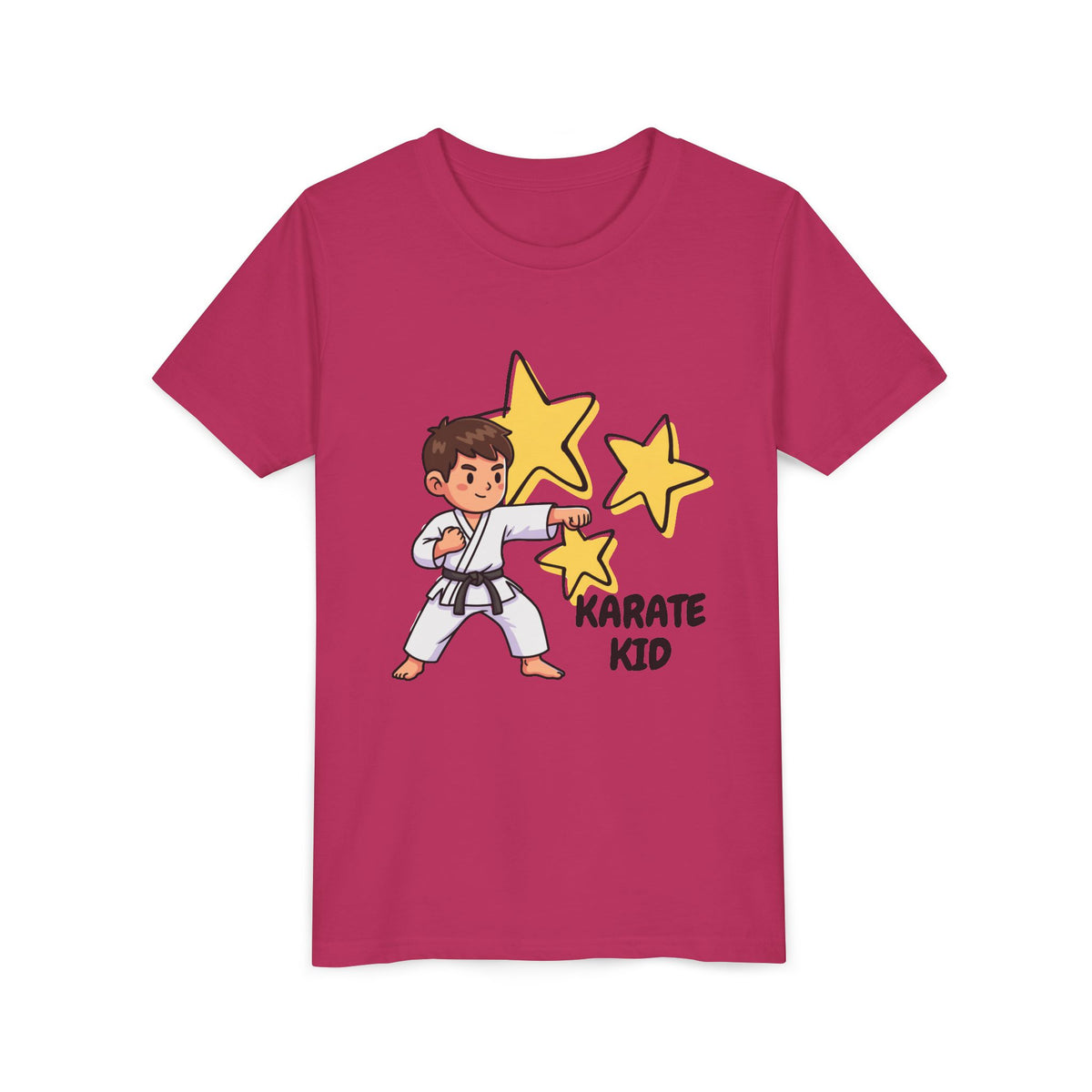 Youth Tee — "Karate Kid" Bold Retro Graphic