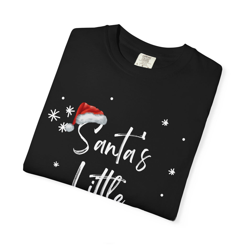 Santa's Little Helper T-Shirt — Women's Christmas Holiday Tee