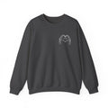 Skeleton Heart, Gothic Night Design Sweatshirt