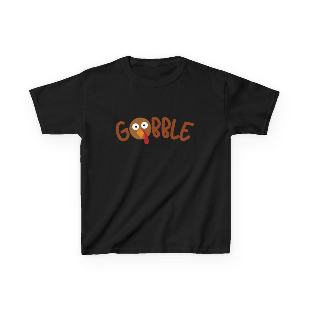 Kids Gobble Thanksgiving Turkey Tee