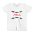 Baseball Sis Youth Tee — 'Baseball Sis: MVP of the Snackbar' Soft Kids’ Sports Shirt