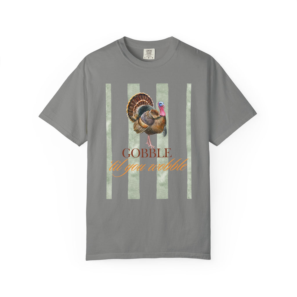 Gobble Till You Wobble Thanksgiving Turkey T-Shirt