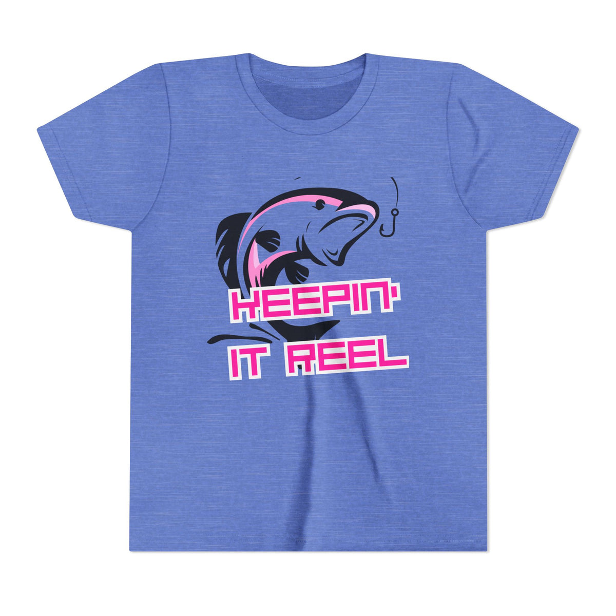 Youth Fishing Tee - "Keepin' It Reel" Graphic Shirt