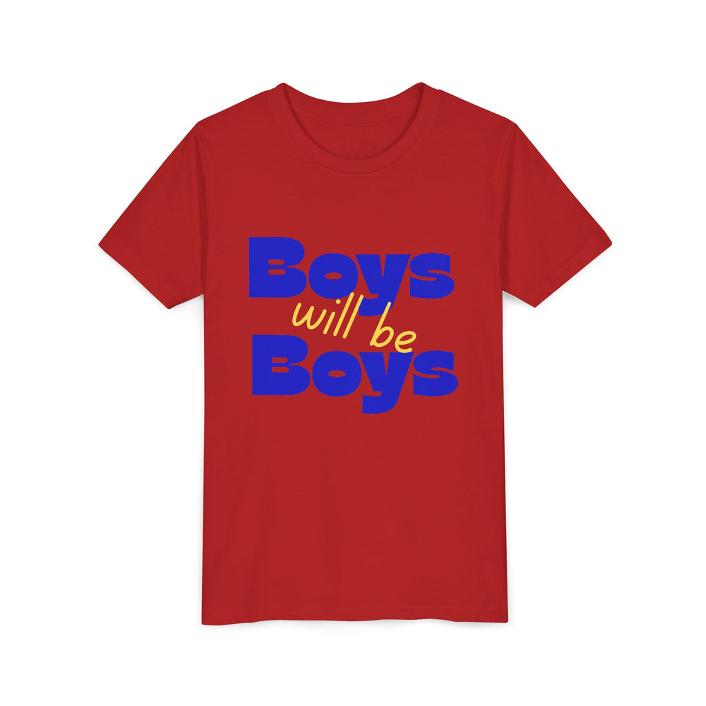Youth Tee — "Boys Will Be Boys" Bold Retro Graphic