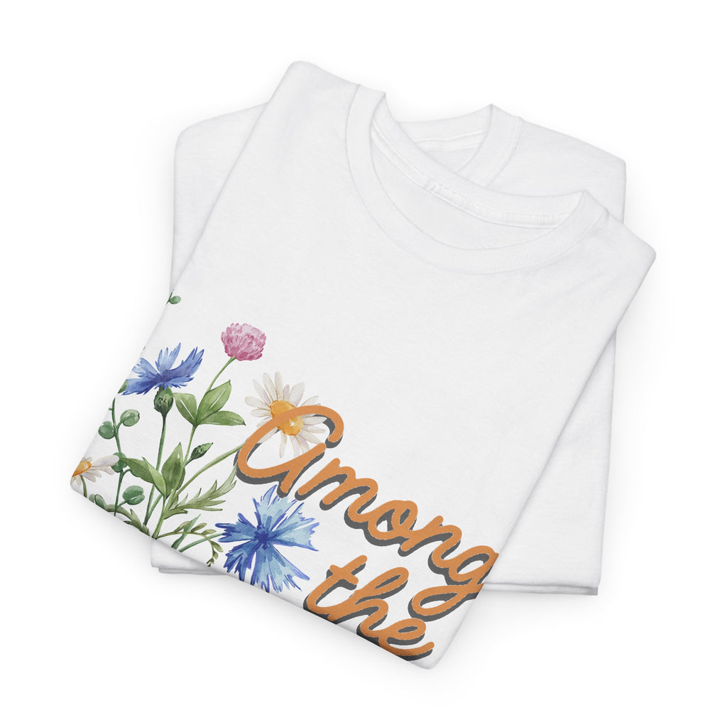 Among the Wild Flowers Tee — Floral Graphic T-Shirt