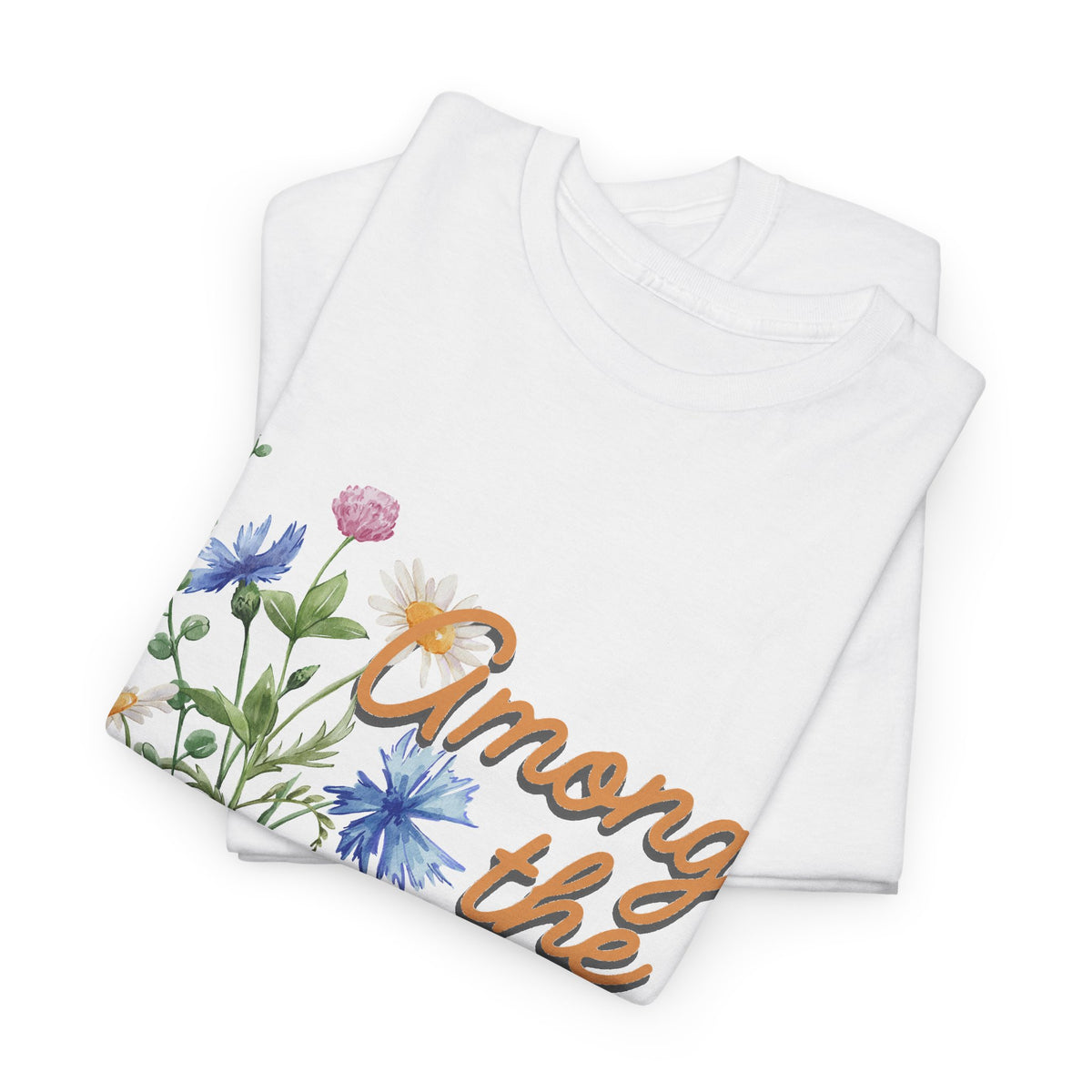 Among the Wild Flowers Tee — Floral Graphic T-Shirt