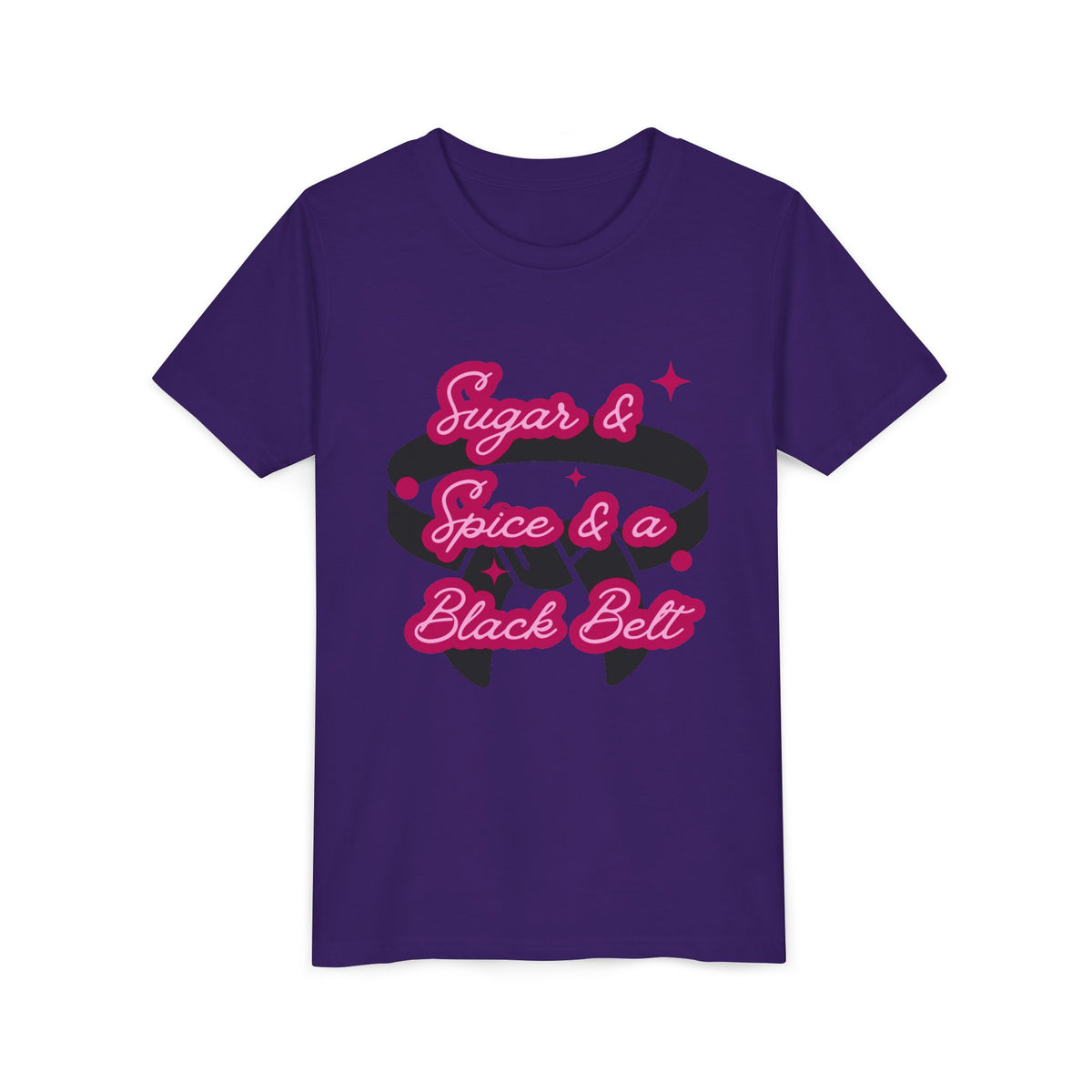 Sugar and Spice and a Black Belt -  Bold Retro Graphic