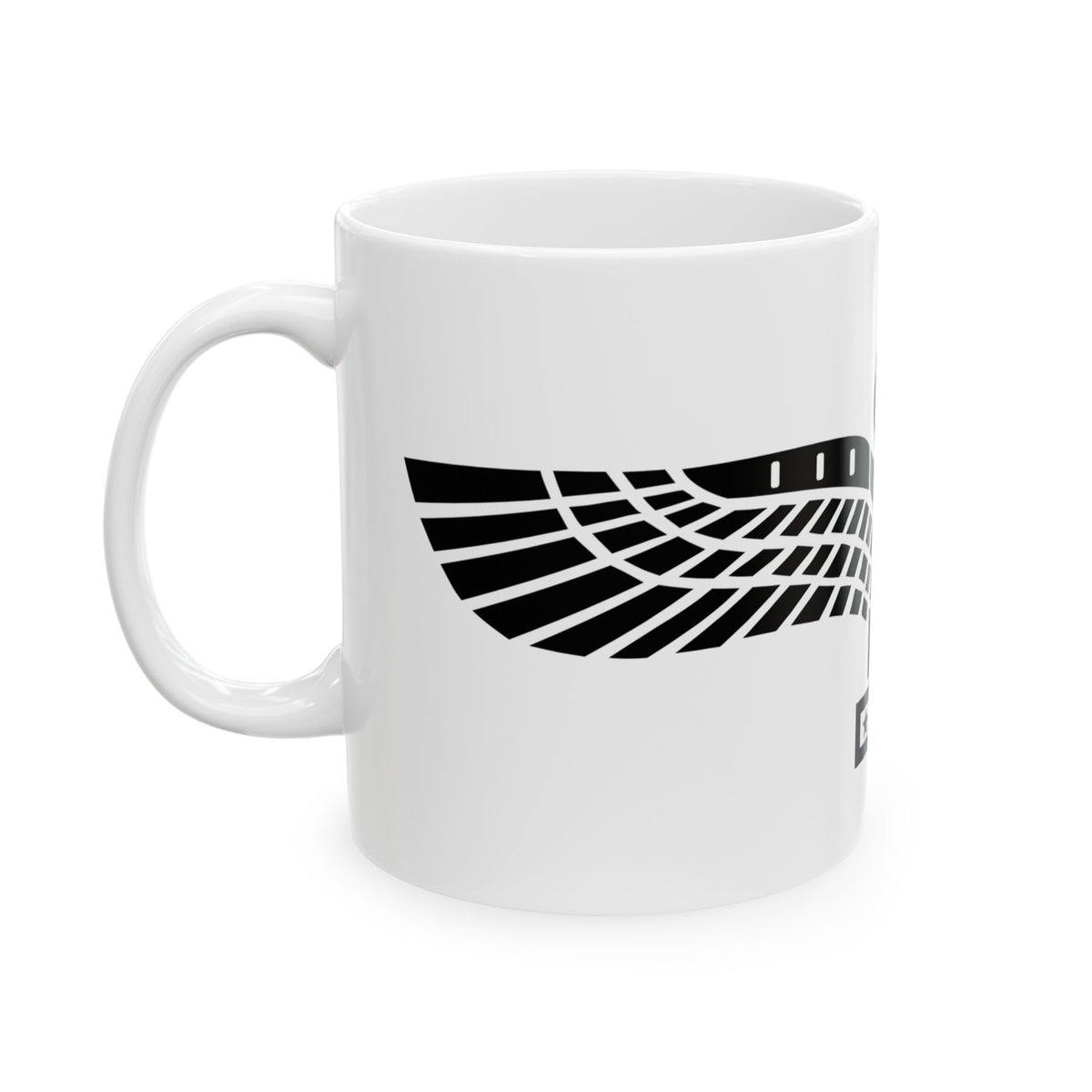 SURYOYO white ceramic mug