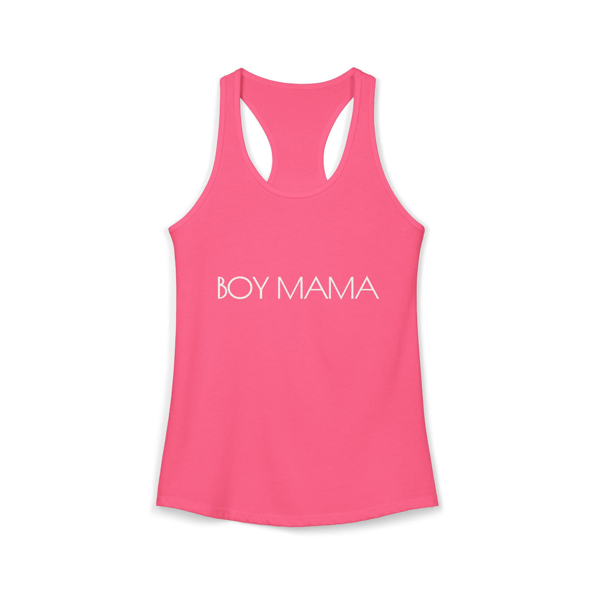 Boy Mama Women's Ideal Racerback Tank