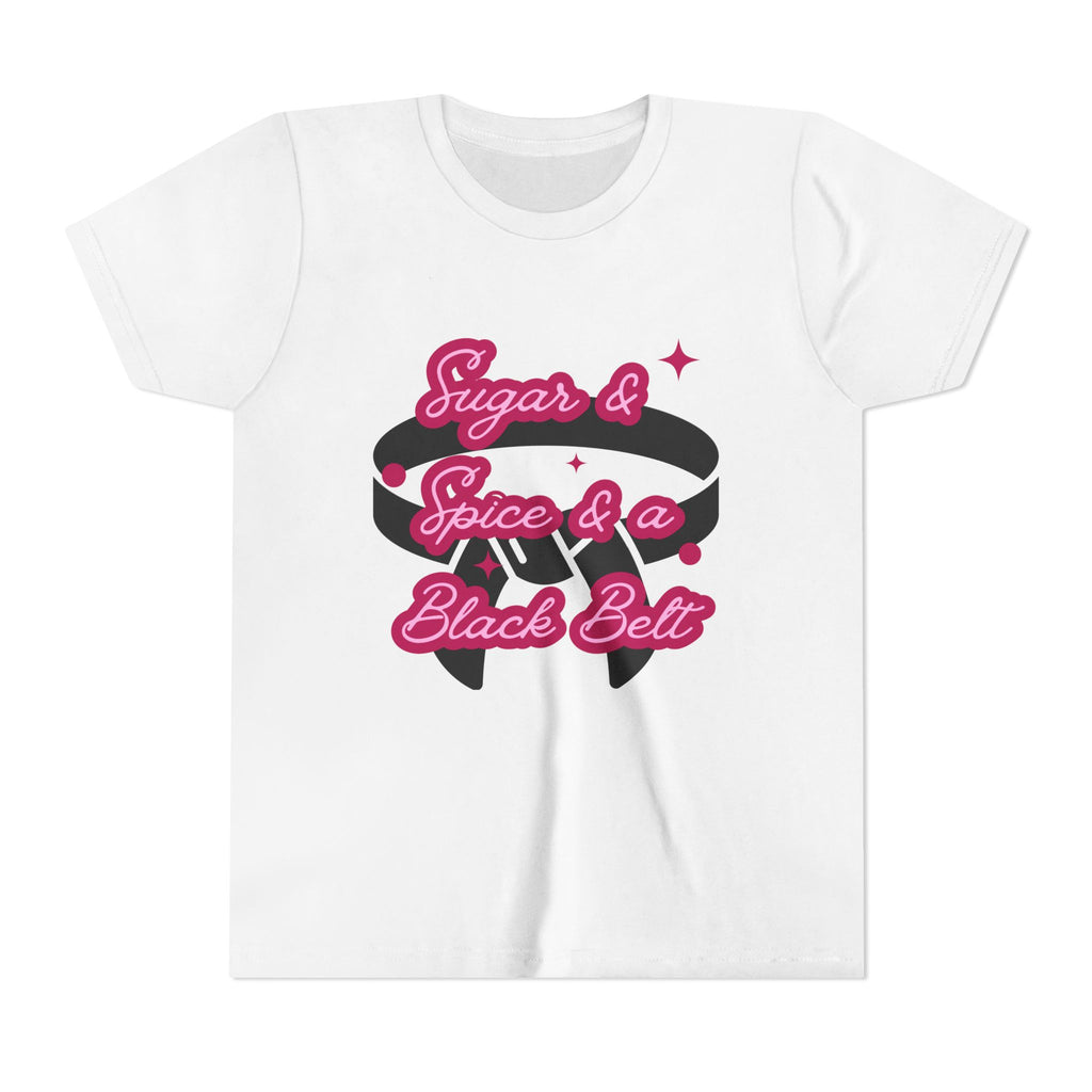 Sugar and Spice and a Black Belt -  Bold Retro Graphic