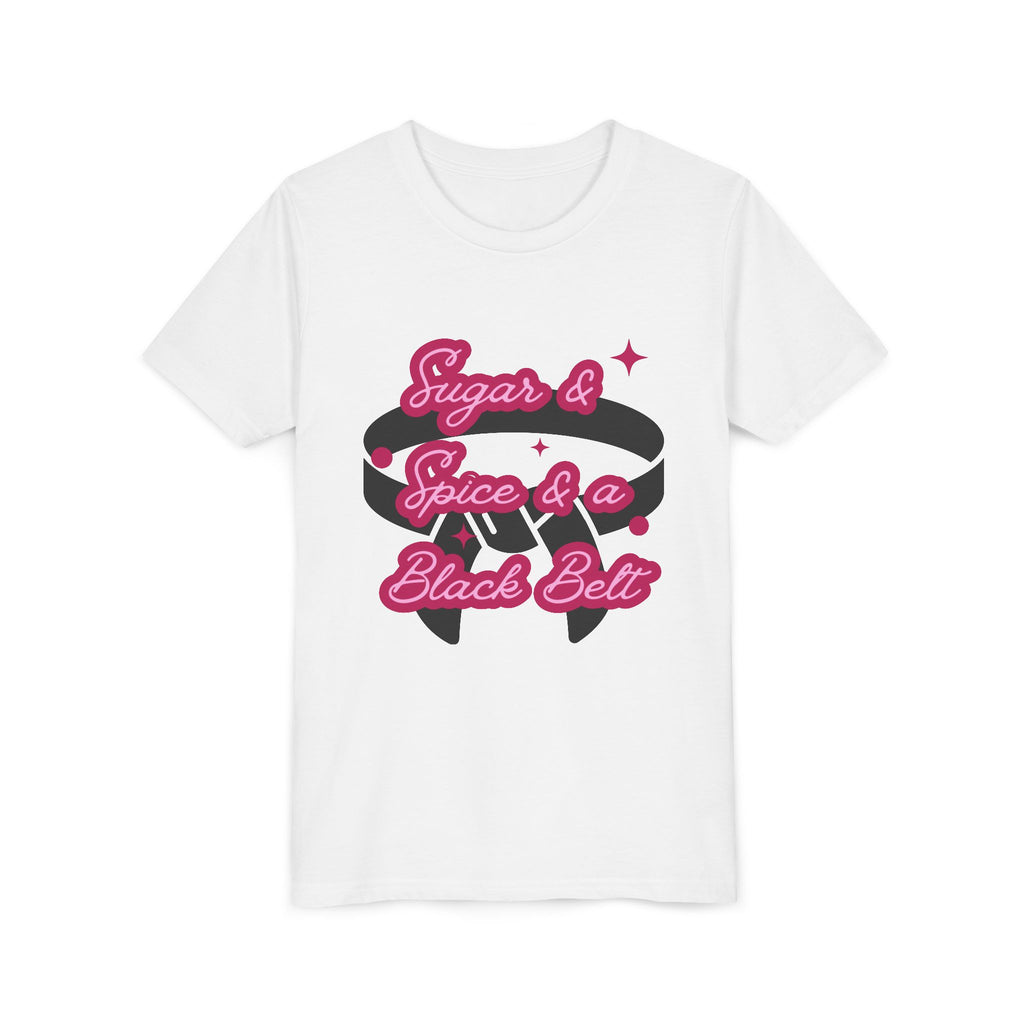 Sugar and Spice and a Black Belt -  Bold Retro Graphic