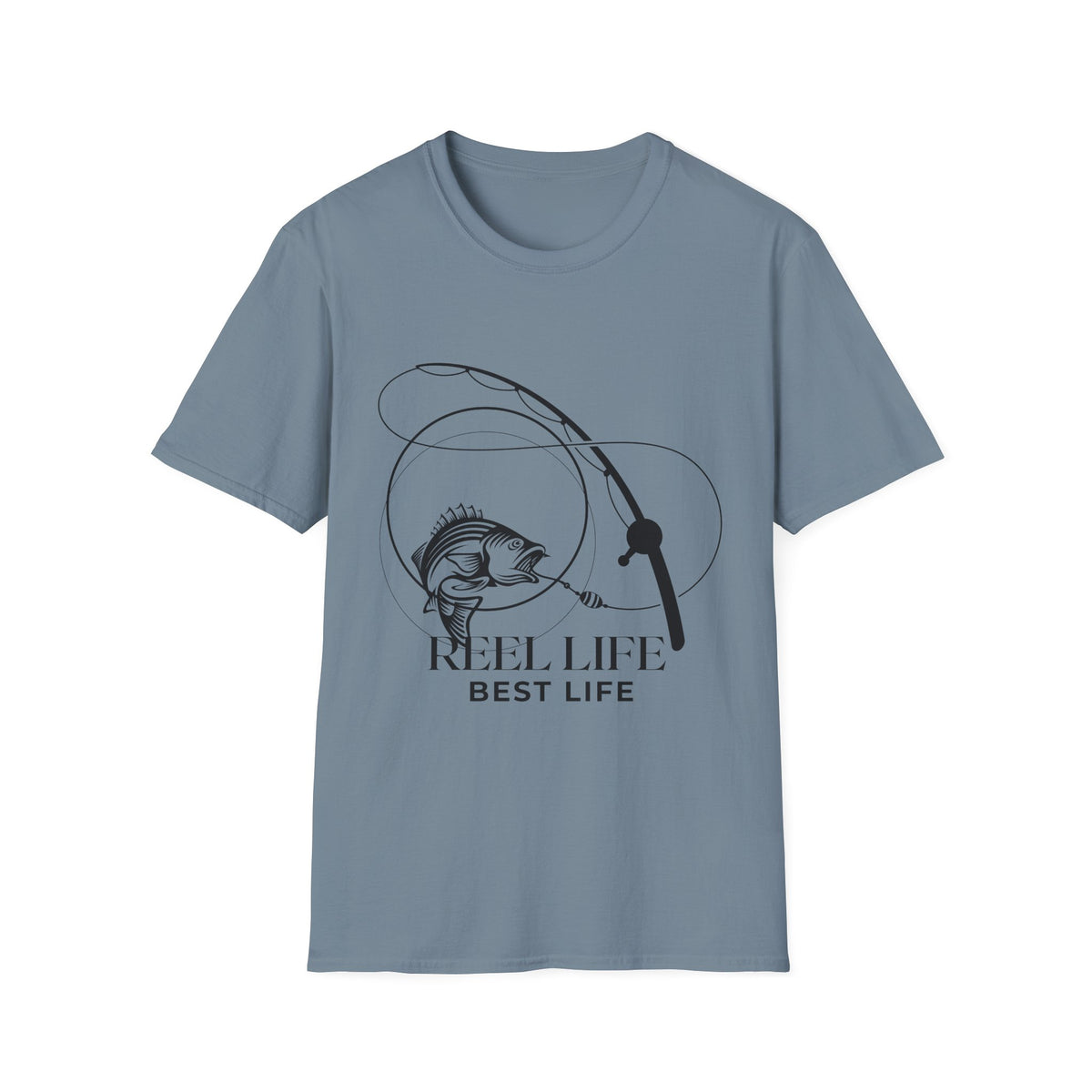 Reel Life Best Life T-Shirt — Fishing Tee