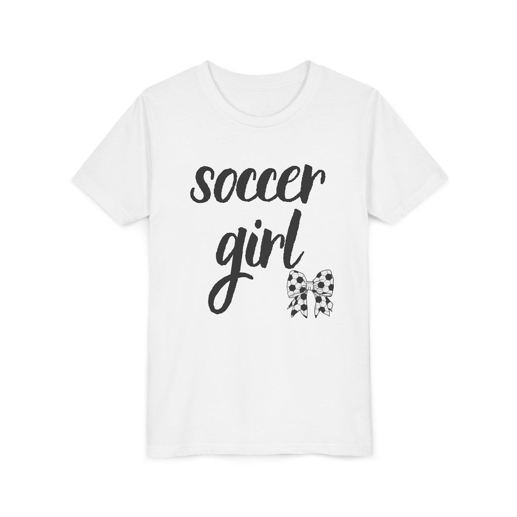 Soccer Girl Youth Tee - Cute Kids' Sports T-Shirt