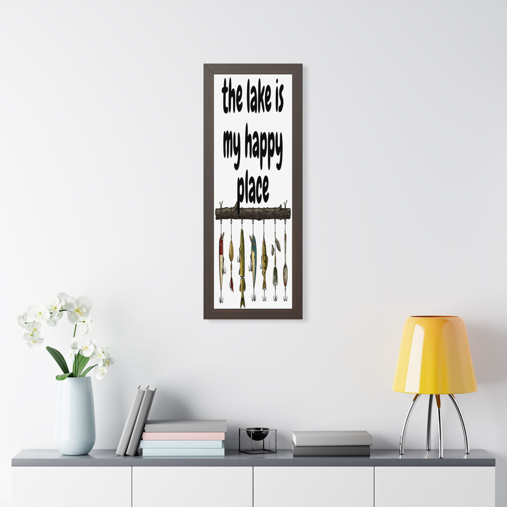 The Lake is My Happy Place - Wall Art