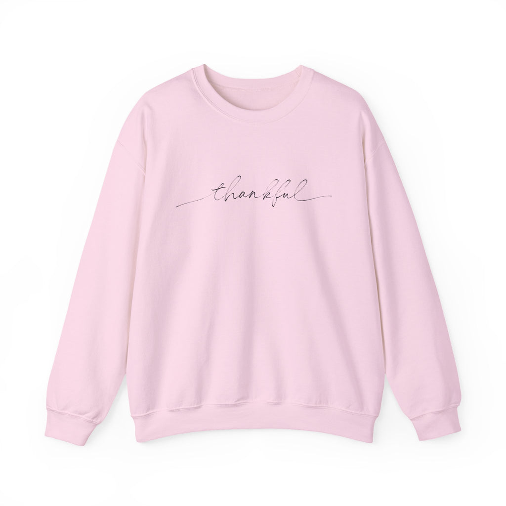 Thankful Script Crewneck Sweatshirt