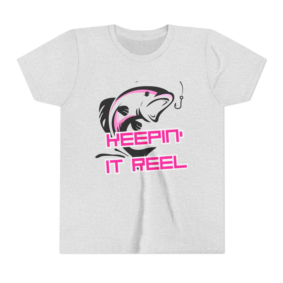 Youth Fishing Tee - "Keepin' It Reel" Graphic Shirt